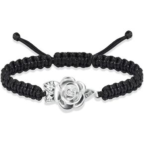 zeqingjw Flower Urn Bracelet for Ashes for Women Cremation Jewelry for Ashes Adjustable Keepsake Memorial Bracelet Urn Bangle Ashes Holder