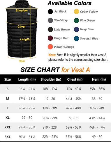 سترة منتفخة خفيفة الوزن للرجال من Mapamyumco سترات دافئة بدون أكمام وعازلة معاد تدويرها in Kuwait