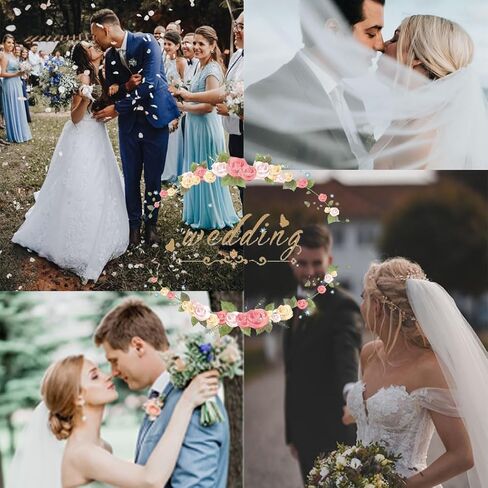 FMR Wedding Short Bridal Veil White Hair Veil Wedding White Tulle Veil Short Veils Party Veil for Brides and Women in Kuwait