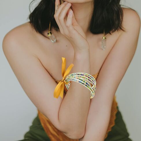 أساور ليجو جليتر جيلي أساور عصرية مملوءة بالجليتر سوار من السيليكون الناعم للسيدات والفتيات in Kuwait