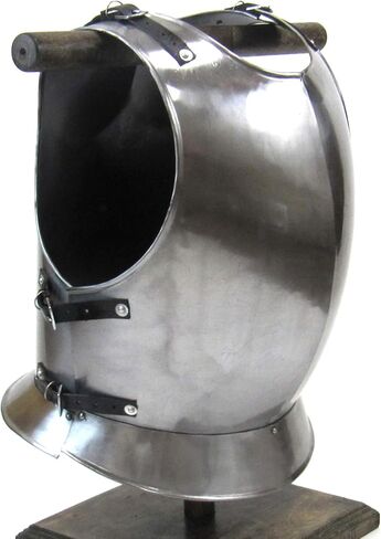 India Overseas Trading Corporation Medieval Times Breastplate Gothic Knight Silver in Saudi Arabia