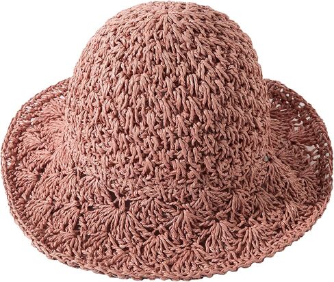 Jastore Little Girl Kids Summer Straw Hat Toddler Girls Wide Brim Floppy Beach Sun Hat Outdoor Sun Hat in Saudi Arabia