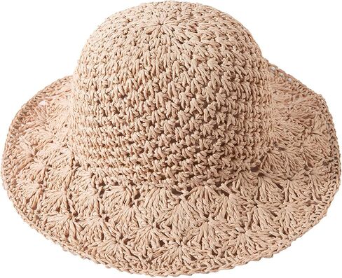 Jastore Little Girl Kids Summer Straw Hat Toddler Girls Wide Brim Floppy Beach Sun Hat Outdoor Sun Hat in Saudi Arabia