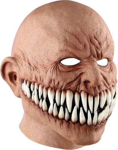 اكسينكولاس قناع تنكري مخيف للهالوين من اللاتكس بتصميم شيطان تنكري للبالغين in Kuwait