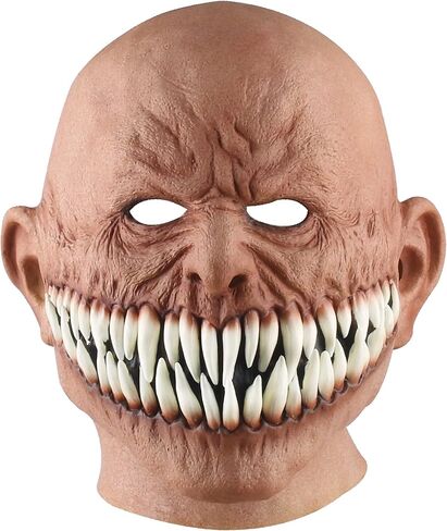 اكسينكولاس قناع تنكري مخيف للهالوين من اللاتكس بتصميم شيطان تنكري للبالغين in Kuwait