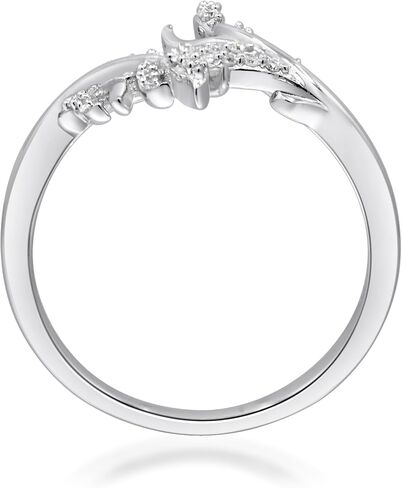Gin & Grace in collaboration with Smithsonian Museum Collection presents Natural diamond Ring in 925 Sterling Silver Diamond Ring Jewellery for exclusive everyday look in Saudi Arabia