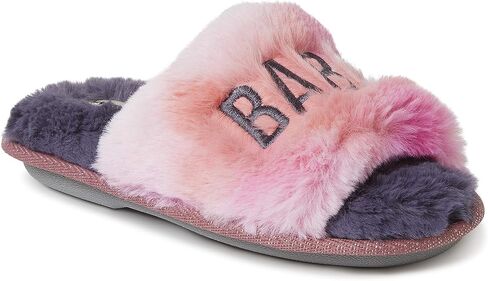 Dearfoams Unisex-Child Lana Slide with Slogan Slipper in Saudi Arabia