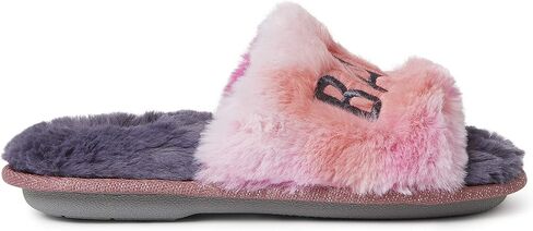 Dearfoams Unisex-Child Lana Slide with Slogan Slipper in Saudi Arabia