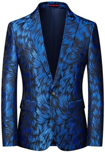 Mens Sequin Suits Tuxedo Jacket Party Show Punk Prom Stage Blazer Premium Dress Jacket in Saudi Arabia