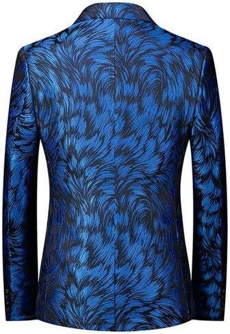 Mens Sequin Suits Tuxedo Jacket Party Show Punk Prom Stage Blazer Premium Dress Jacket in Saudi Arabia