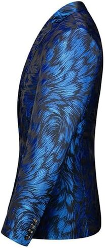 Mens Sequin Suits Tuxedo Jacket Party Show Punk Prom Stage Blazer Premium Dress Jacket in Saudi Arabia
