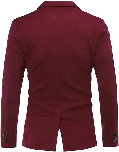 Cloudstyle Mens Casual Sport Coat 1 Button Slim Fit Suit Jacket Business Daily Blazer in Saudi Arabia