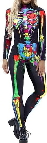 RED DOT BOUTIQUE 566 - Plus Size Spandex Wetlook Bodysuit Catsuit Jumpsuit Costume Black in Saudi Arabia
