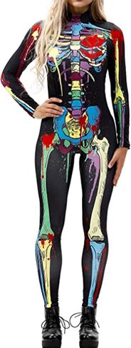 RED DOT BOUTIQUE 566 - Plus Size Spandex Wetlook Bodysuit Catsuit Jumpsuit Costume Black in Saudi Arabia