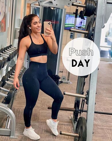 STUNNY Workout Leggings for Women High Waist Tummy Control Scrunch Gym Fitness Yoga Pants Athletic in Saudi Arabia