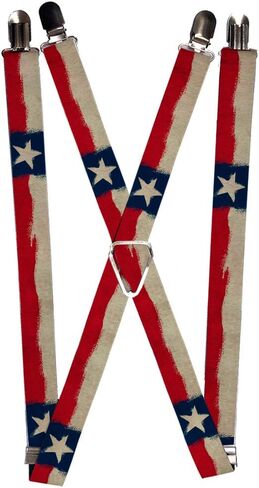 Buckle-Down Men's Suspender-Texas, Multicolor, One Size in Saudi Arabia