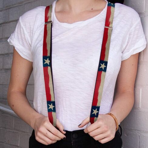Buckle-Down Men's Suspender-Texas, Multicolor, One Size in Saudi Arabia