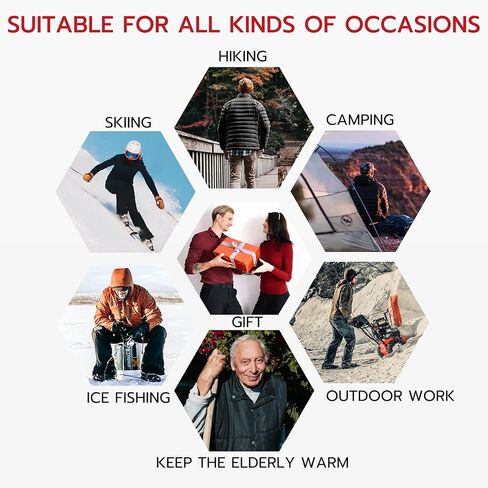 سترة Sailwind للرجال خفيفة الوزن قابلة للتدفئة سترة كهربائية ذكية قابلة لإعادة الشحن مع غطاء رأس قابل للإزالة (البطارية متضمنة) in Kuwait