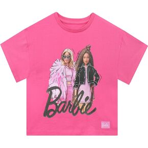 Barbie T-Shirt Girls | Pink Girls Summer Tops | Barbies Boxy Tshirt for Girls | Ages 5-12 | Official Merch in Kuwait
