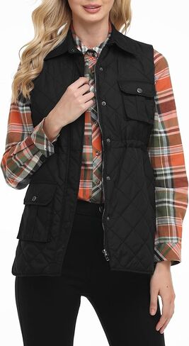 سترة Xeoxarel النسائية برباط أنوراك للمضيفة مع جيوب (S-XXL) in Kuwait