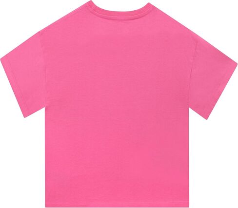 Barbie T-Shirt Girls | Pink Girls Summer Tops | Barbies Boxy Tshirt for Girls | Ages 5-12 | Official Merch in Saudi Arabia