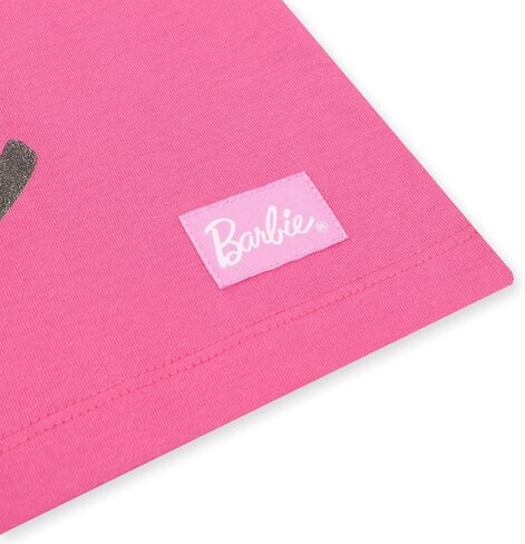 Barbie T-Shirt Girls | Pink Girls Summer Tops | Barbies Boxy Tshirt for Girls | Ages 5-12 | Official Merch in Saudi Arabia
