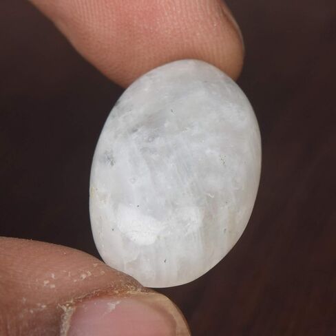 GEMHUB Certified Rainbow Moonstone Gem 19.00 Ct Blue Flash Oval Cabochon Moonstone Gemstone EW-980 in Saudi Arabia