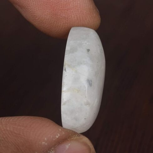 GEMHUB Certified Rainbow Moonstone Gem 19.00 Ct Blue Flash Oval Cabochon Moonstone Gemstone EW-980 in Saudi Arabia