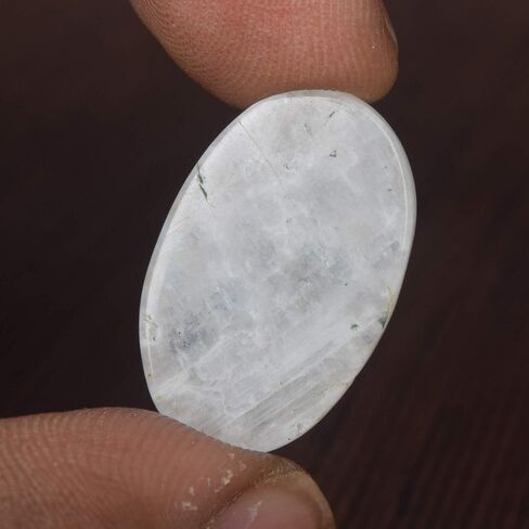 GEMHUB Certified Rainbow Moonstone Gem 19.00 Ct Blue Flash Oval Cabochon Moonstone Gemstone EW-980 in Saudi Arabia