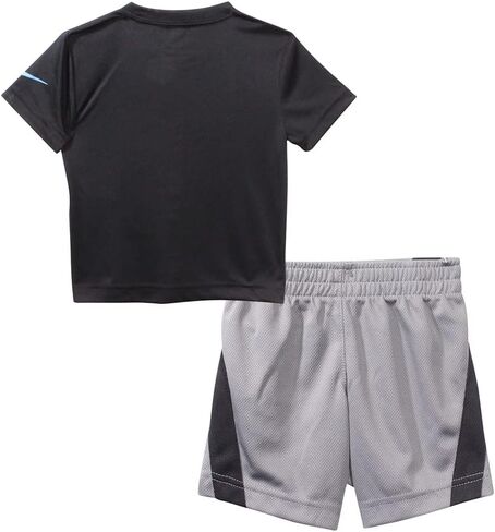 Nike Toddler Boy's T-Shirt & Shorts 2PC Set Dri-FIT Life Smoke Grey Sz: 4T, Smoke Grey in Saudi Arabia