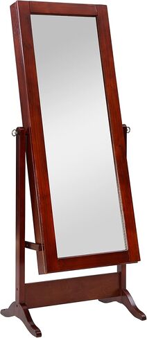 Powell Sliding Jewelry Armoire, Cherry 21.5 x 60 x 16 in Kuwait