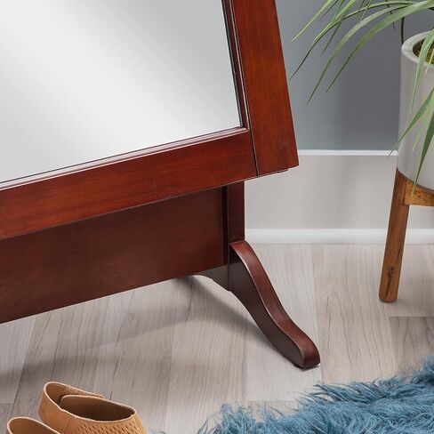 Powell Sliding Jewelry Armoire, Cherry 21.5 x 60 x 16 in Kuwait