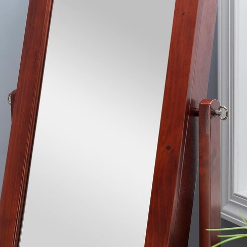 Powell Sliding Jewelry Armoire, Cherry 21.5 x 60 x 16 in Kuwait