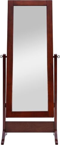 Powell Sliding Jewelry Armoire, Cherry 21.5 x 60 x 16 in Kuwait