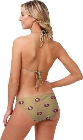 FOCO San Francisco 49ers NFL Womens Mini Print Bikini Top in Saudi Arabia