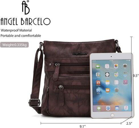 Angel Barcelo Crossover Purse and Handbags Crossbody Bags for Women,Ultra Soft Leather Neatpack Bag Shoulder Purses for Girl in Kuwait