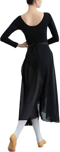 تنورة باليه نسائية شفافة ملفوفة من KADBLE مع خصر مربوط in Kuwait