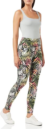 DKNY Women's Tight Printed High Waist Performance Leggings in Saudi Arabia