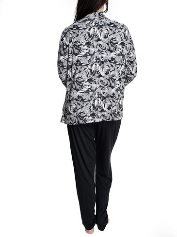 مجموعة صالة النوم النسائية من Hanes Cloud Knit المكونة من 3 قطع للارتداء اليومي، ألوان متعددة، مقاسات متعددة in Kuwait