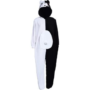 Seaehey Adult Monokuma Onesie Monomi Onesie Costume Anime Bear Pajamas Cosplay Jumpsuit