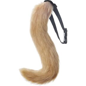 ذيل ثعلب رافاكيني، زي ذيل ثعلب من الفرو الصناعي، فستان تنكرية للهالوين قابل للتعديل، زي ذيل ثعلب فروي للبالغين والأطفال والحفلات in Kuwait