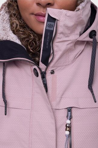 686 Women's Spirit Insulated Jacket - 2-Layer Fabric Design with Faux Fur and Satin Lining - Water & Weather Resistant in Saudi Arabia