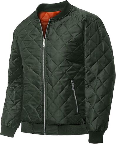 سترة شتوية رجالية من Cotrasen سترة سميكة كاجوال مع جيوب بسحاب in Kuwait