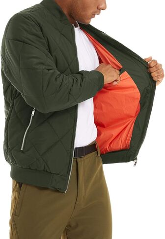 سترة شتوية رجالية من Cotrasen سترة سميكة كاجوال مع جيوب بسحاب in Kuwait