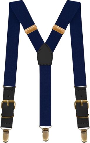 حمالات جلدية من zulysto للرجال والنساء قابلة للتعديل على شكل حرف Y للأولاد للجنسين مع مشابك معدنية برونزية قوية in Kuwait