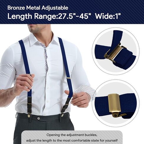 حمالات جلدية من zulysto للرجال والنساء قابلة للتعديل على شكل حرف Y للأولاد للجنسين مع مشابك معدنية برونزية قوية in Kuwait