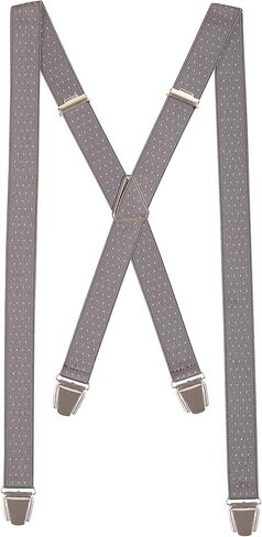 PIERROT Skinny Suspenders for Men with Very Strong Clips - One Size Adjustable and Elastic - Thin Heavy Duty Braces in Kuwait