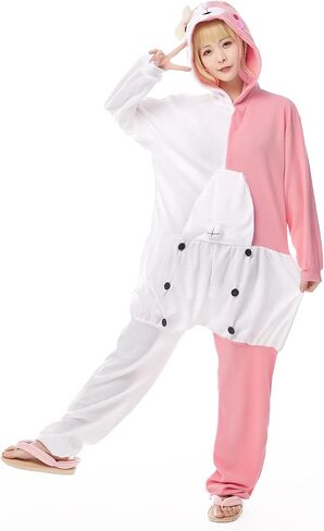Seaehey الكبار Monokuma نيسيي مونومي نيسيي زي أنيمي الدب منامة تأثيري بذلة in Kuwait