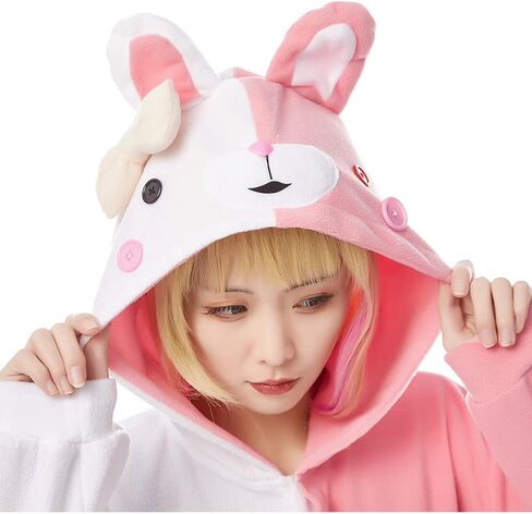 Seaehey الكبار Monokuma نيسيي مونومي نيسيي زي أنيمي الدب منامة تأثيري بذلة in Kuwait
