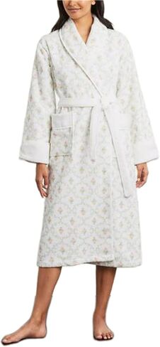 رداء نوم طويل للسيدات من Zempertoopa مصنوع من القطيفة على شكل فاكهة وزهور، رداء نوم طويل من الصوف، رداء حمام قطيفة مطبوع عليه رقبة على شكل حرف V، ملابس نوم للسيدات غير رسمية لطيفة in Kuwait